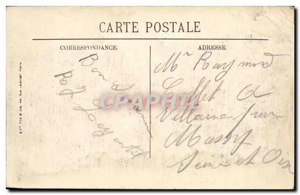 Le Havre — Öffentlicher Garten und Rue de Paris — I.I. - Rückseite