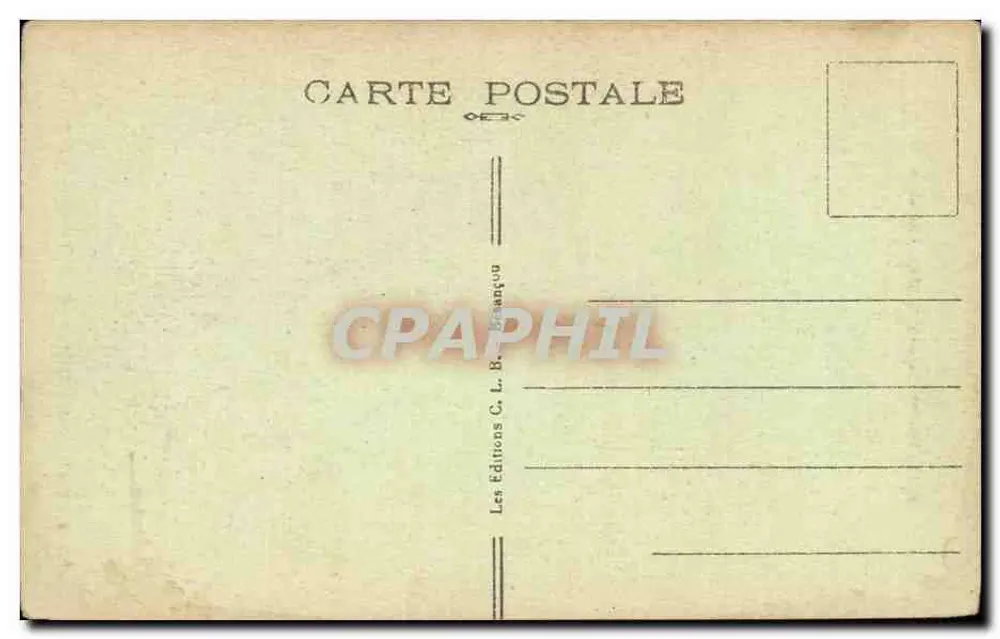 Baume-les-Messieurs (Jura) — Die Schlucht — Das Hotel des Grottes — Pittoreske Stätten der Franche-Comté — Editionen C. L. B. Brantou - Rückseite