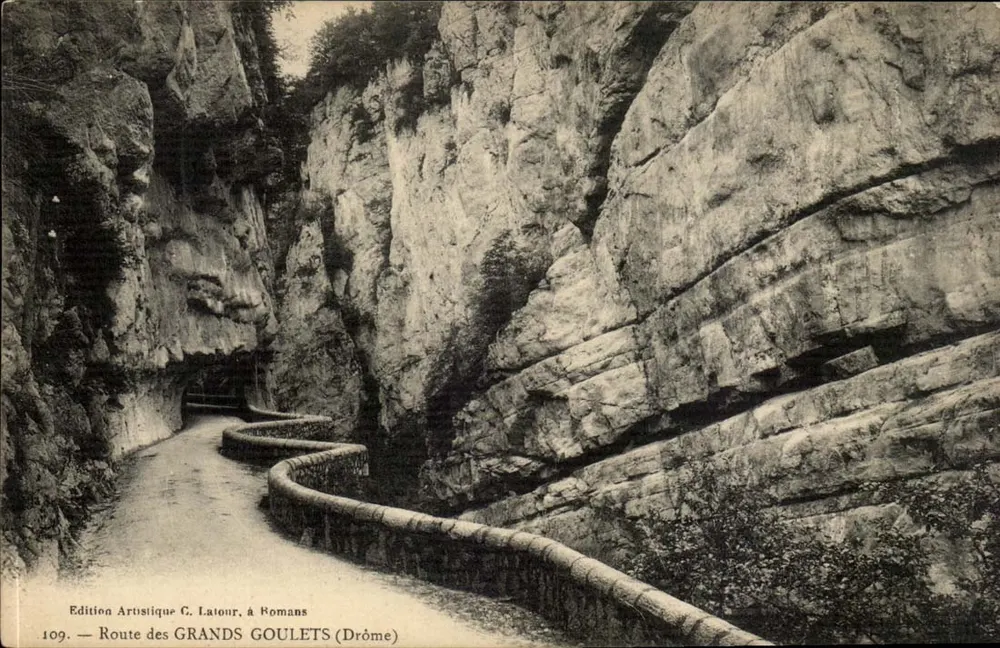 Rota dos Grandes Goulets — Drôme — Edição Artística G. Latour, n°109 - Frente