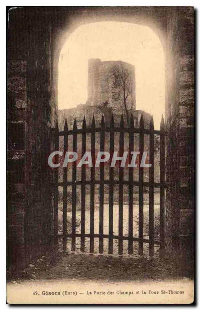 Gisors (Eure) — La Porte des Champs und Turm St-Thomas — L. Tournant, Verlag - Vorderseite