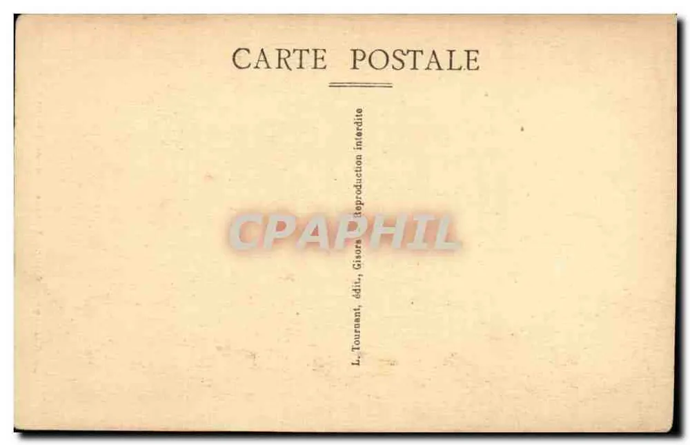 Gisors (Eure) — La Porte des Champs und Turm St-Thomas — L. Tournant, Verlag - Rückseite