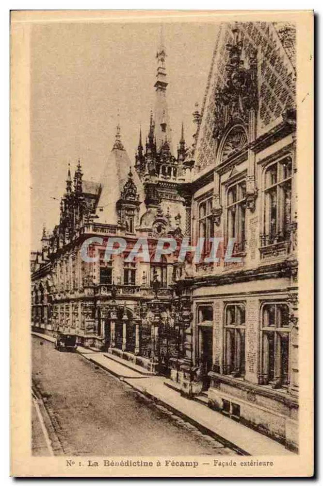 A Benedictina em Fécamp — Fachada externa — Édit de la Benedictina, Fécamp - Frente
