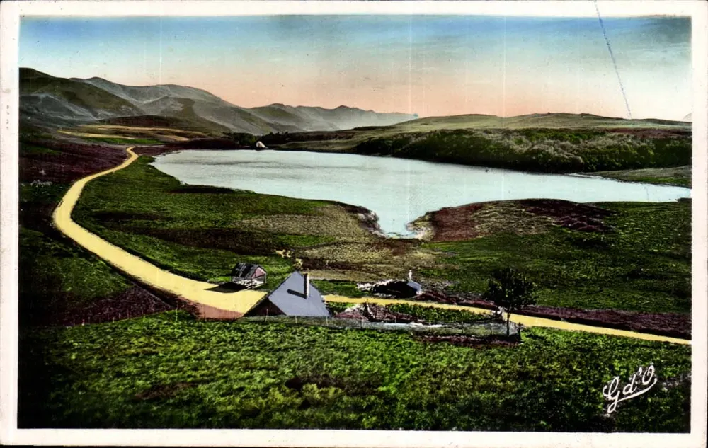 Lago de Guéry — Auvergne — Foto-Ed. G. d'Olierques (P.-de-D.) - Frente