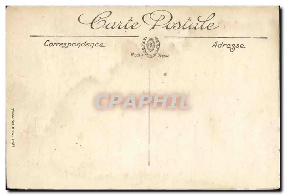 Dreux — La Casse d'Épargne und das Rathaus — LL. - Rückseite