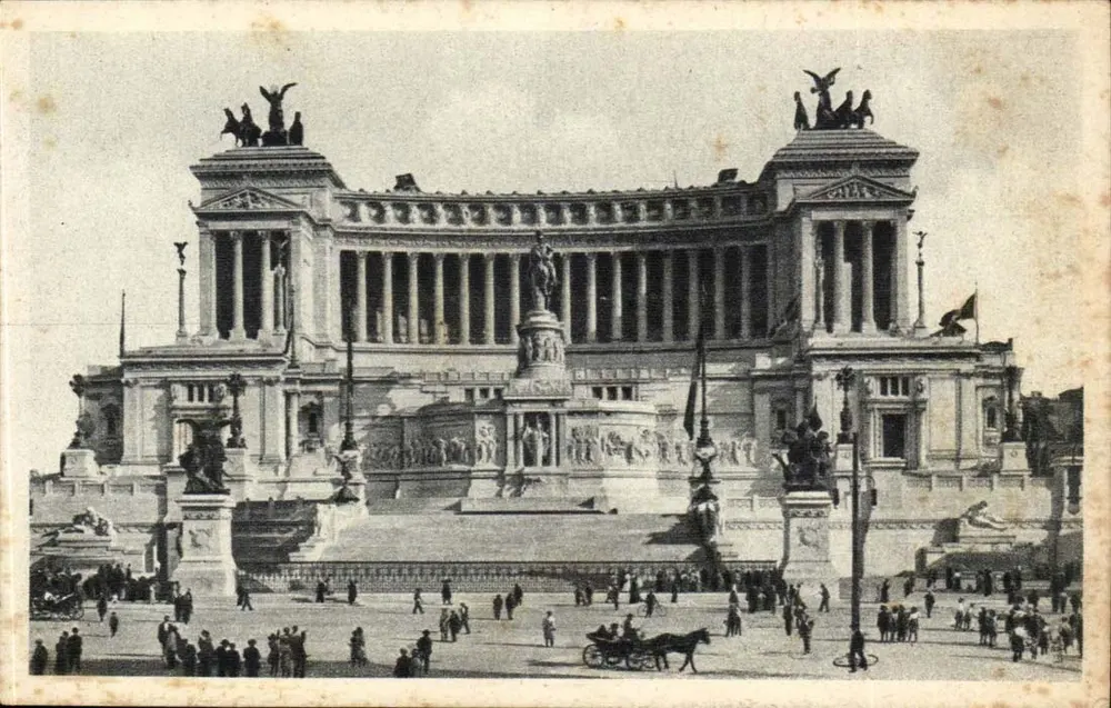 Denkmal für Vittorio Emanuele II — Rom — Verlag Cecamò, Seriennummer 1933 - Vorderseite