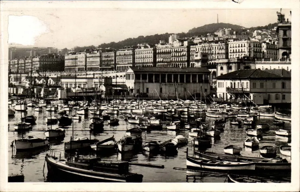 Hafen von Nice — Ansicht des Hafens mit vielen Booten — Edition « LA GIGOGNE » - Vorderseite