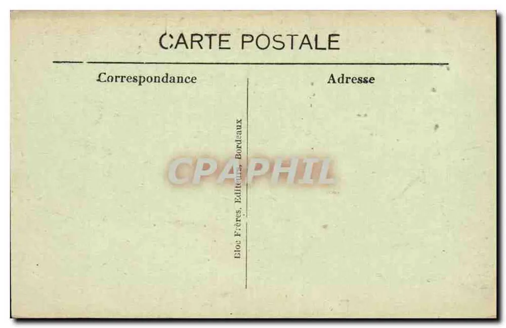 Tarbes - O Palácio de Justiça - A Postagem - BR - 4802 - Verso