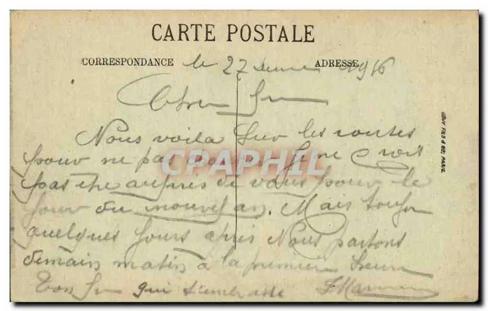 LUXEUIL — O Claustro e a Prefeitura — LL. - Verso