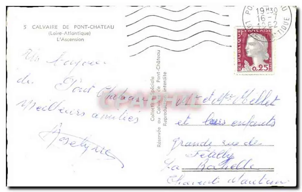 Calvaire de Pont-Château — A Ascensão — Coleção Especial - Verso