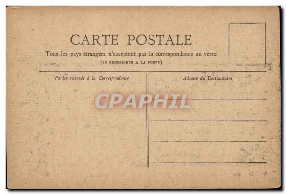 Paris — O Square e o Museu de Cluny — Coleção Petit Journal - Verso