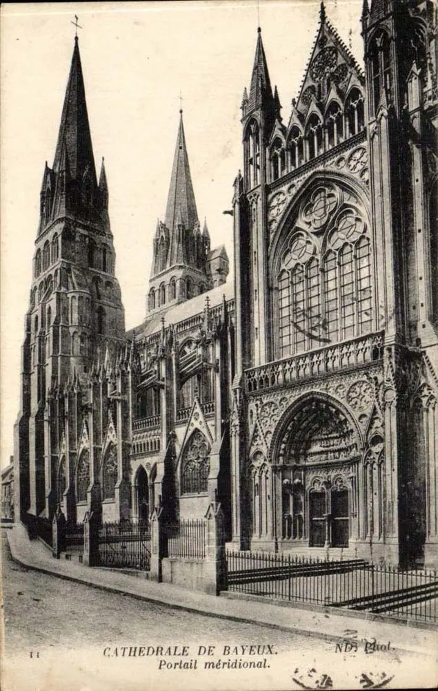 Kathedrale von Bayeux — Südtor — NDS Phot. - Vorderseite
