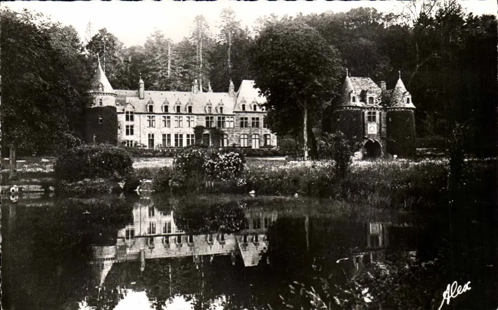 Das alte Schloss Nacqueville — Umgebung von Cherbourg — Verlag Alex Becquemin, n°405 - Vorderseite