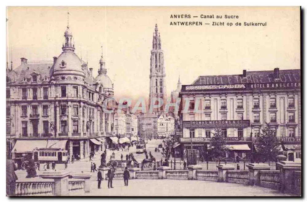 Antwerpen — Zuckerkanal — La Carte d'Art, Serie VII, Nr. 34 - Vorderseite