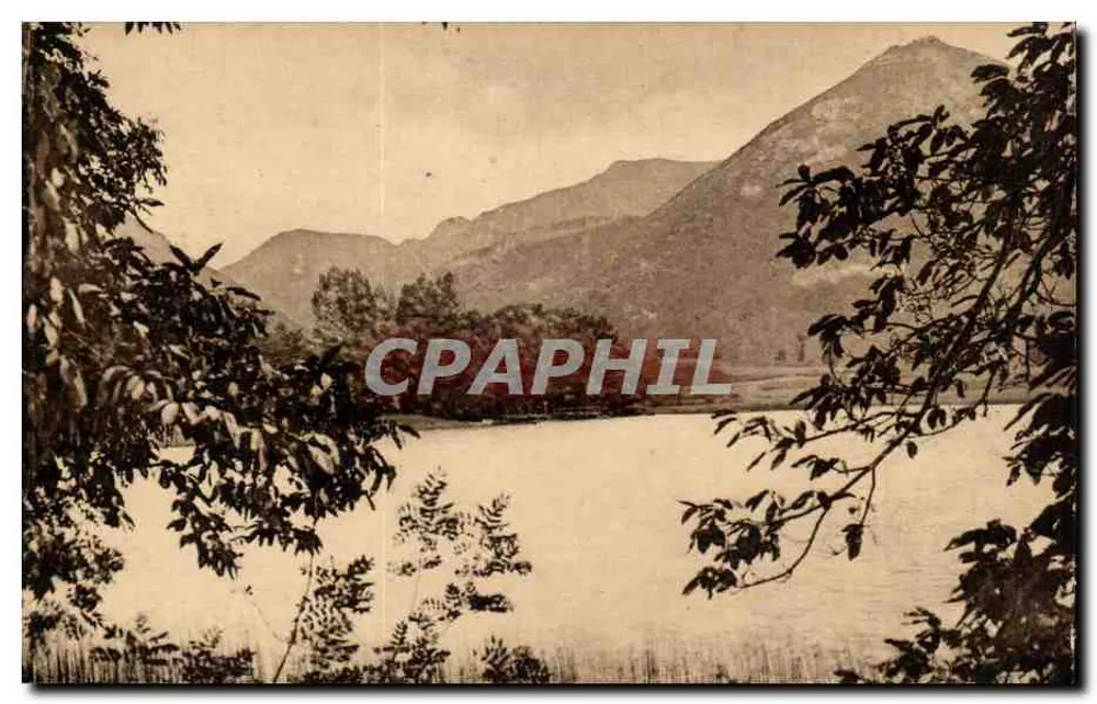 O Lago de Lourdes — Hautes-Pyrénées — Phototype Marcel Debouy - Bordeaux - Frente