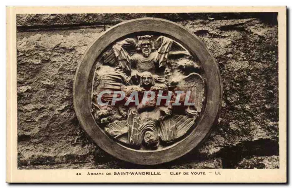 Abadia de Saint-Wandrille — Chave de Voute — LL - Frente