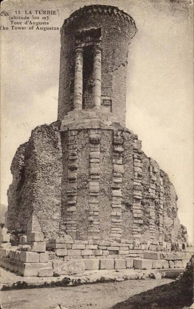La Turbie — Torre de Augusto — Edição G. Leclerc - Frente
