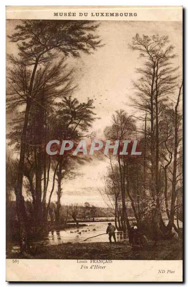 Musée du Luxembourg — Louis Français, Fin d'Hiver — ND Phot, n° 587 - Recto