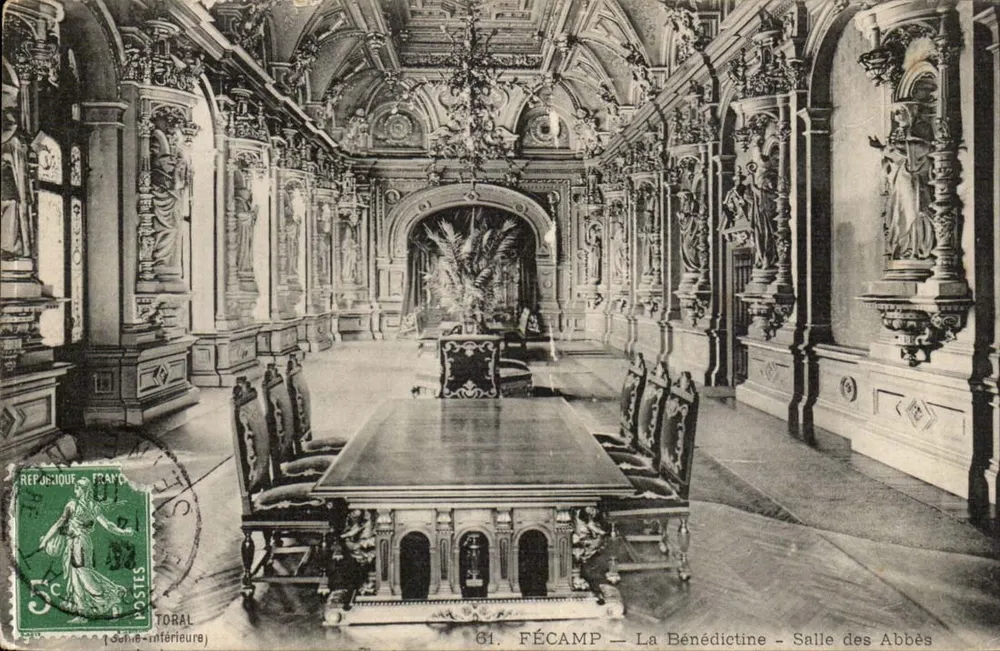 Fécamp — A Benedictina — Sala dos Abades — editor Toral - Frente