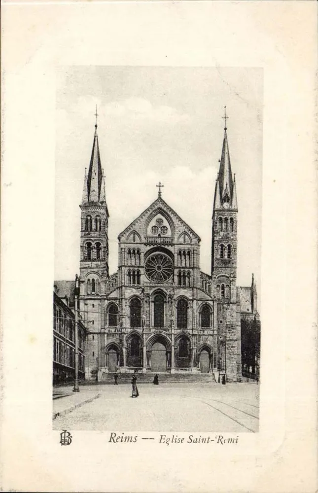 Reims — Igreja de São Rémi — Editor B - Frente