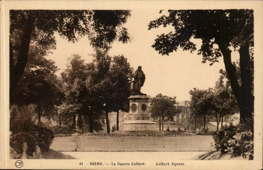 Reims — Plac Colbert — Wydawca: Boussouarnel - Awers