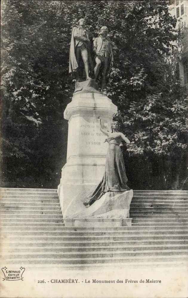 Chambéry — Denkmal der Brüder de Maistre — E. Reynaud Verlag - Vorderseite