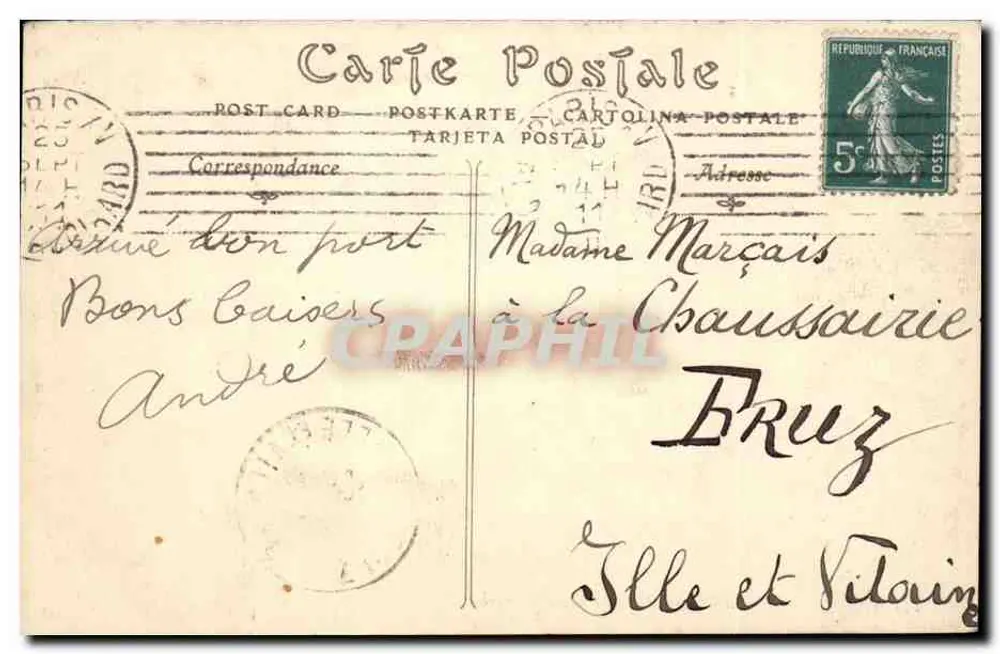 Paris — A Igreja da Madeleine — ND-P - Verso