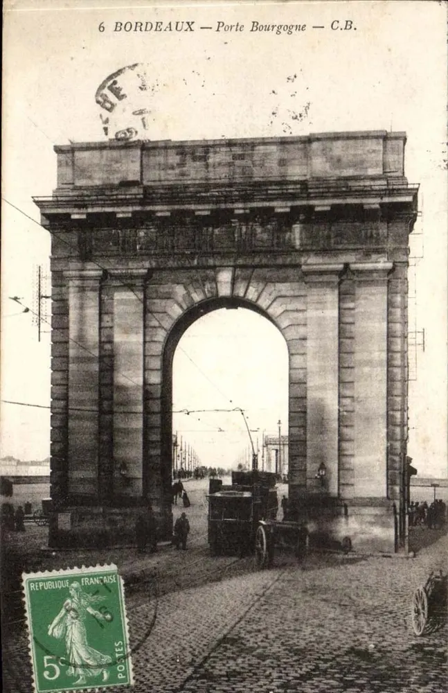 Bordeaux — Porte Bourgogne — C.B. - Awers