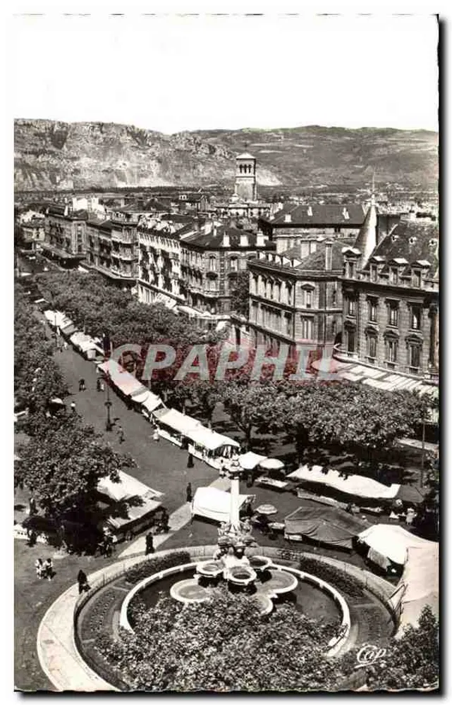 Valence - La Fontaine Monumentale und Ansicht der Stadt — n°10 - Vorderseite
