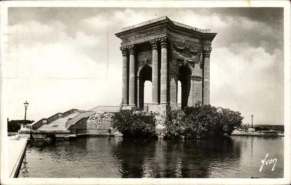 Garten des Peyrou — Das Château-d'Eau — Kunstausgabe 'FvON' Nr. 15 - Vorderseite