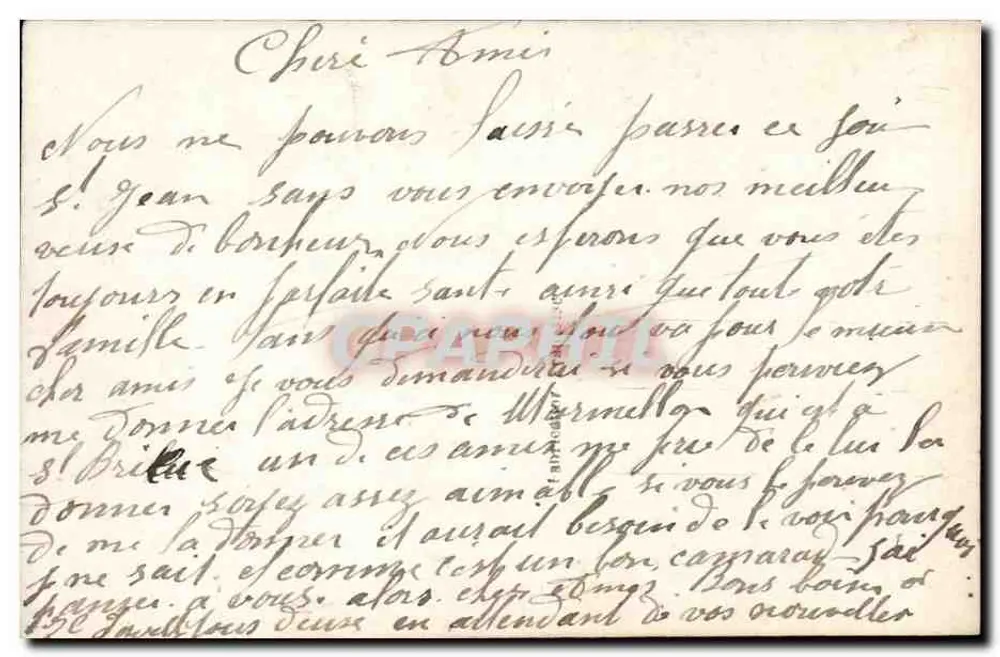 Arranjo de rosas e lavanda — ilustração colorida — editor desconhecido - Verso