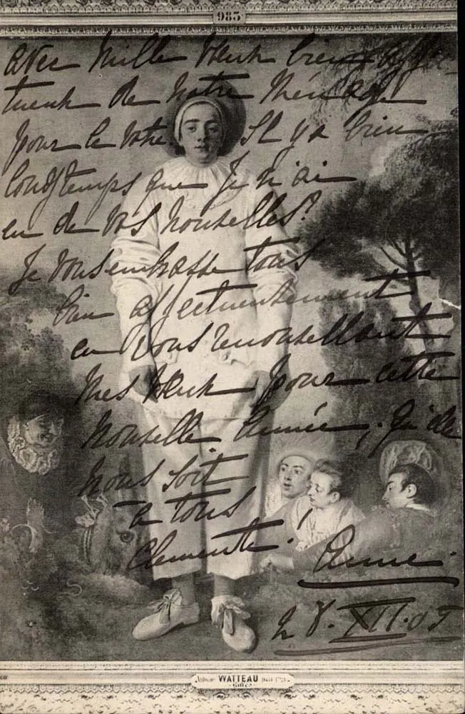 A Virgem com o Menino — Atribuído a Watteau — n° 985 - Frente