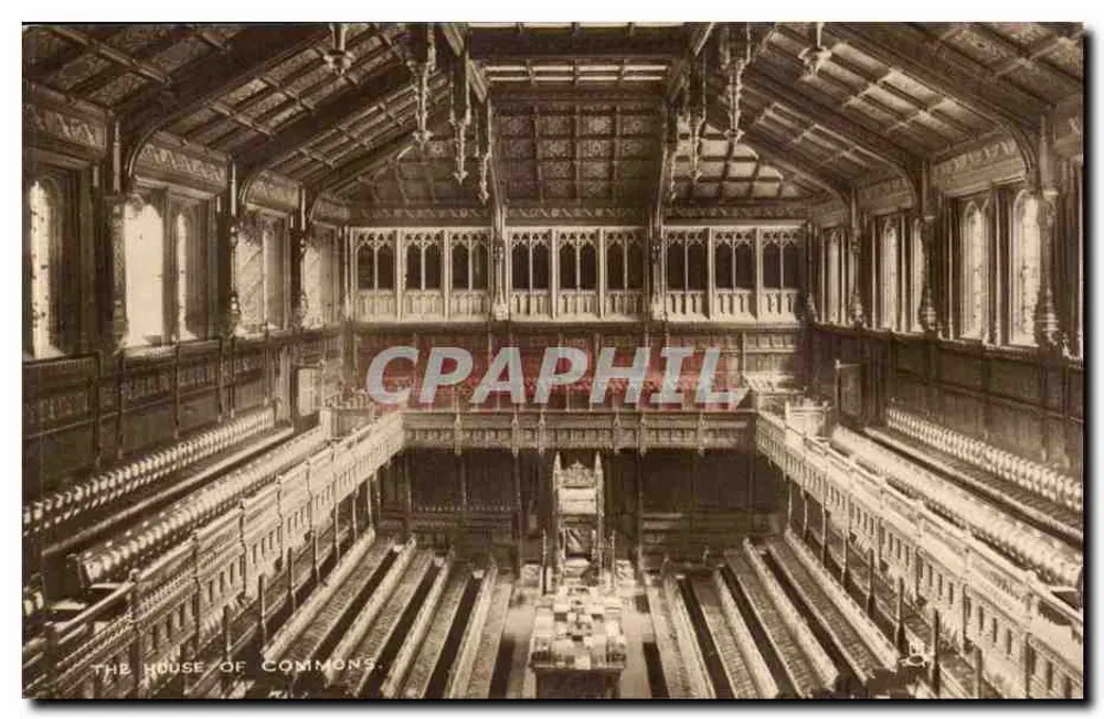 Das House of Commons — Innenansicht — Tuck's Post Card n°2168 - Vorderseite
