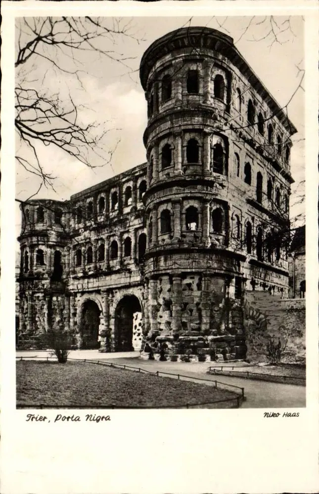 Trier, Porta Nigra — Verlag Niko Haas, Serie T 671 - Vorderseite