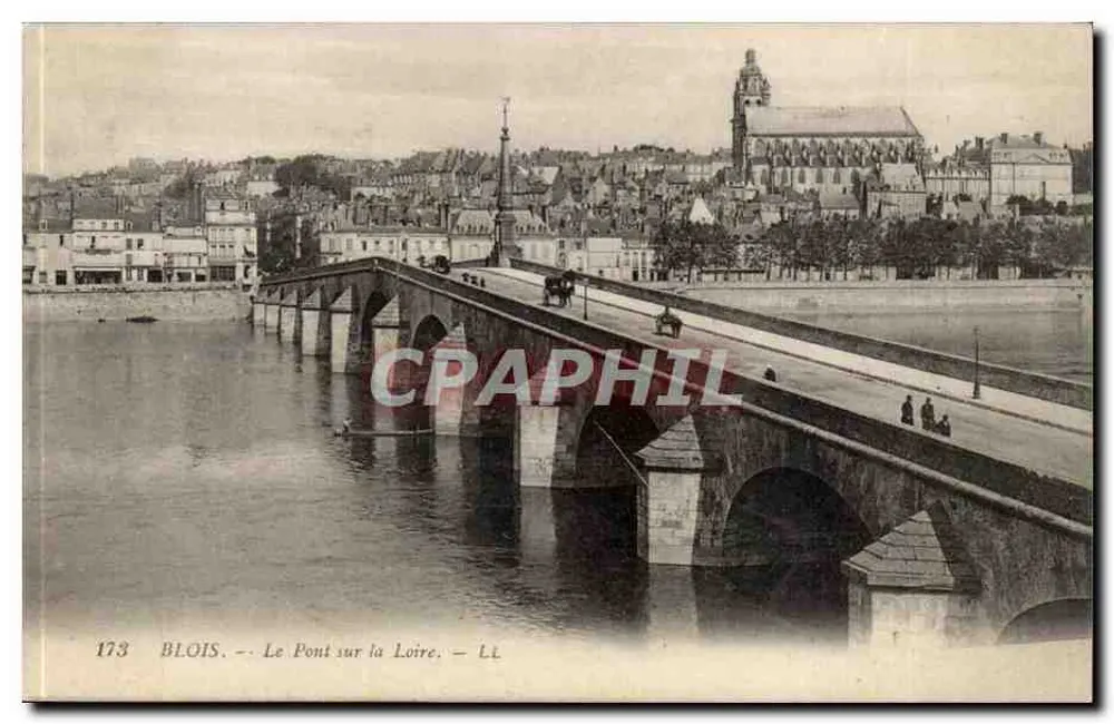 Blois — O Ponte sobre o Loire — LL n°173 - Frente