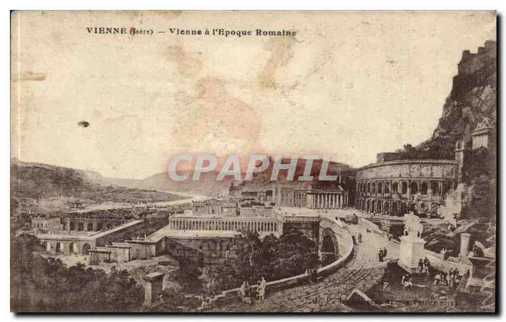 Viena (Sère) — Viena na Época Romana — Editor: J. P. B. Hachette, França - Frente