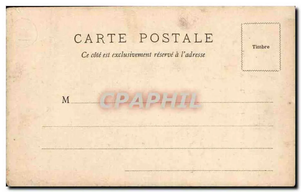 Bordeaux — Tor des Palais-de-l'Ombrière — W. F. Déposé - Rückseite