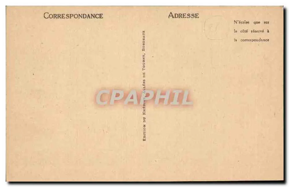 Bordeaux — O Ponte de Pierre — LL, n° 68 - Verso