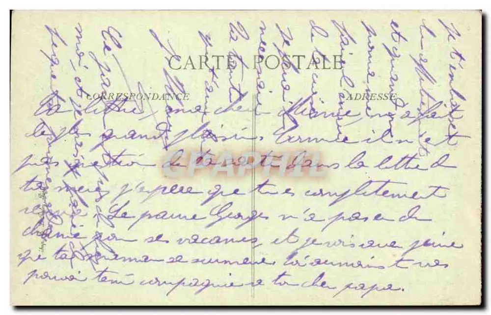 Paris — Jardin du Luxembourg — Fontaine de Médicis — Nr. 4561 - Rückseite