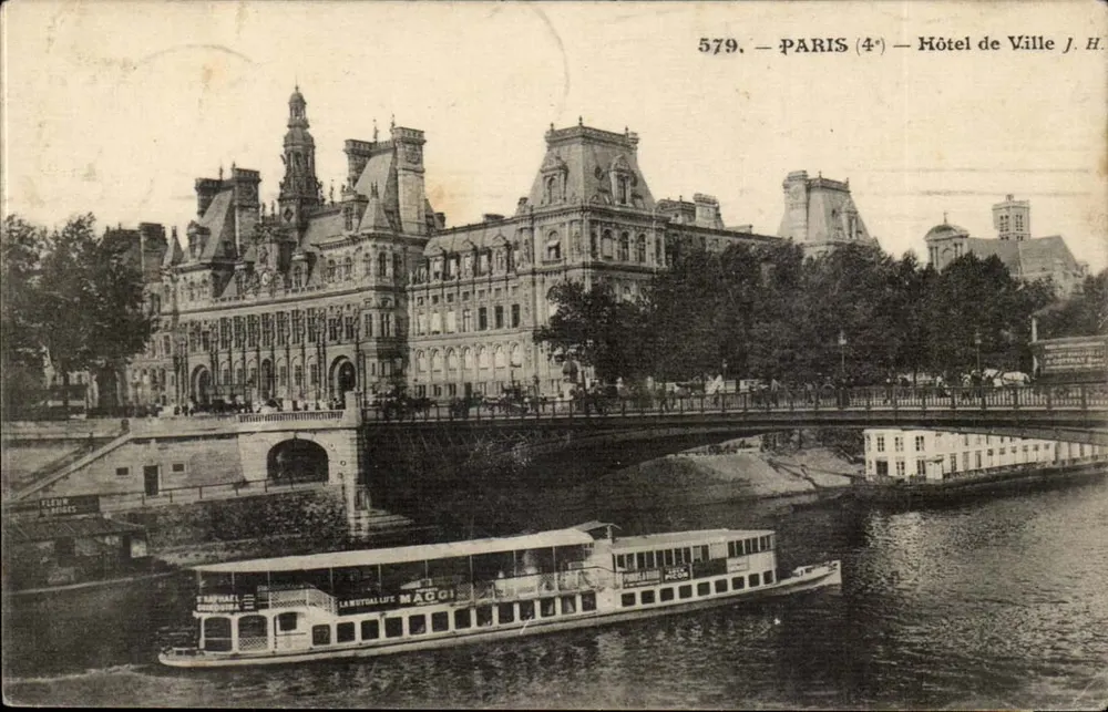 Paris (4. Bezirk) — Rathaus — J.H. — 579 - Vorderseite