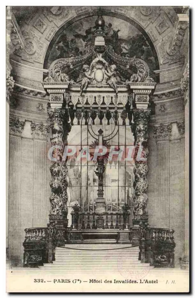Paris (7e) — Hôtel des Invalides. L'Autel — J. H. - Frente