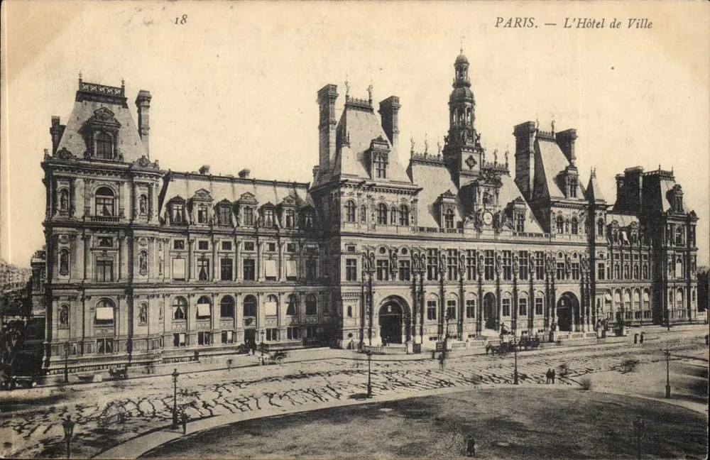 PARIS — Hôtel de Ville — Wydawca: 18 - Awers