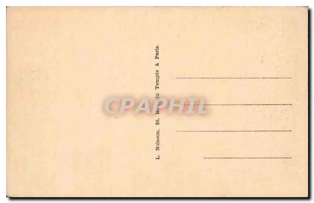 Paris — O Hotel de Ville — Lulus, n° 287 - Verso