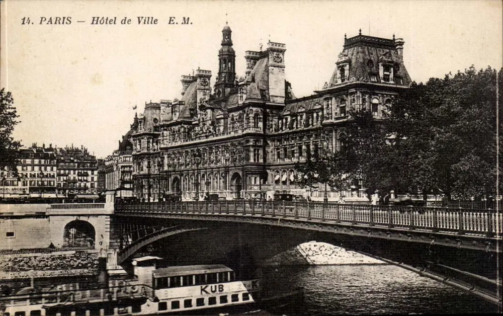 Paris — Rathaus — E.M. - Vorderseite