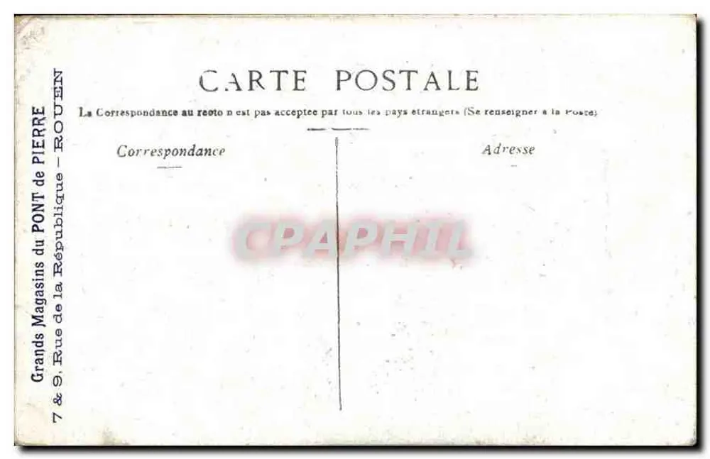 Hôtel de Ville — Parijs — Stabrock, Parijs, n° 90 - Achterkant