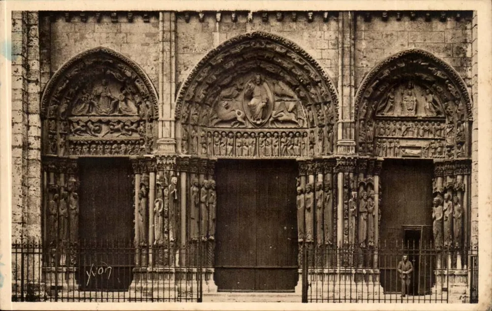 Chartres (Eure-et-Loir) — Die Kathedrale — Der Große Portal — Éditions d'Art Yvon - Vorderseite