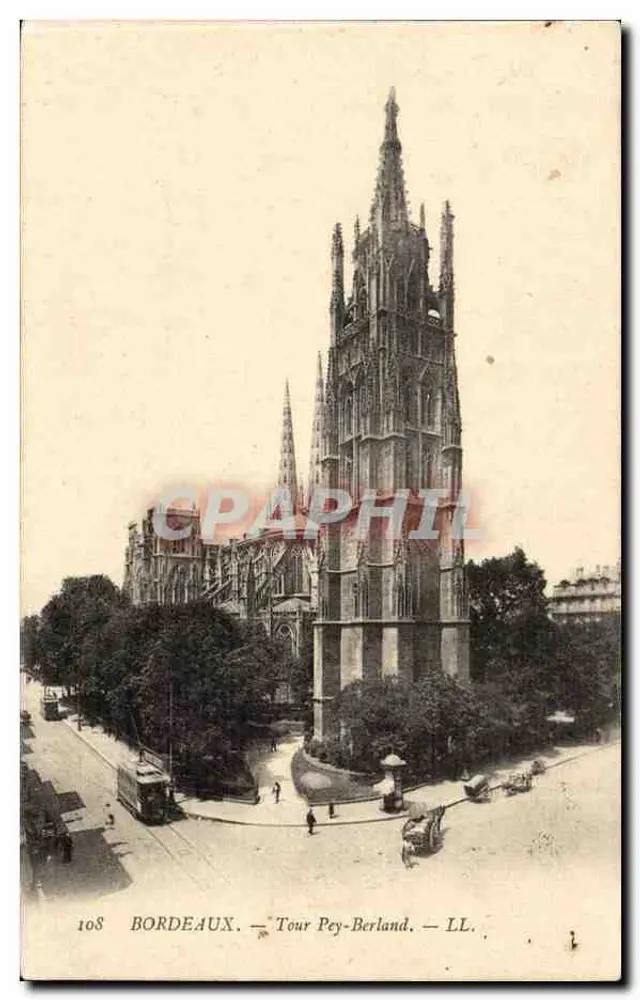 Bordeaux — Torre Pey-Berland — LL. — n° 108 - Frente