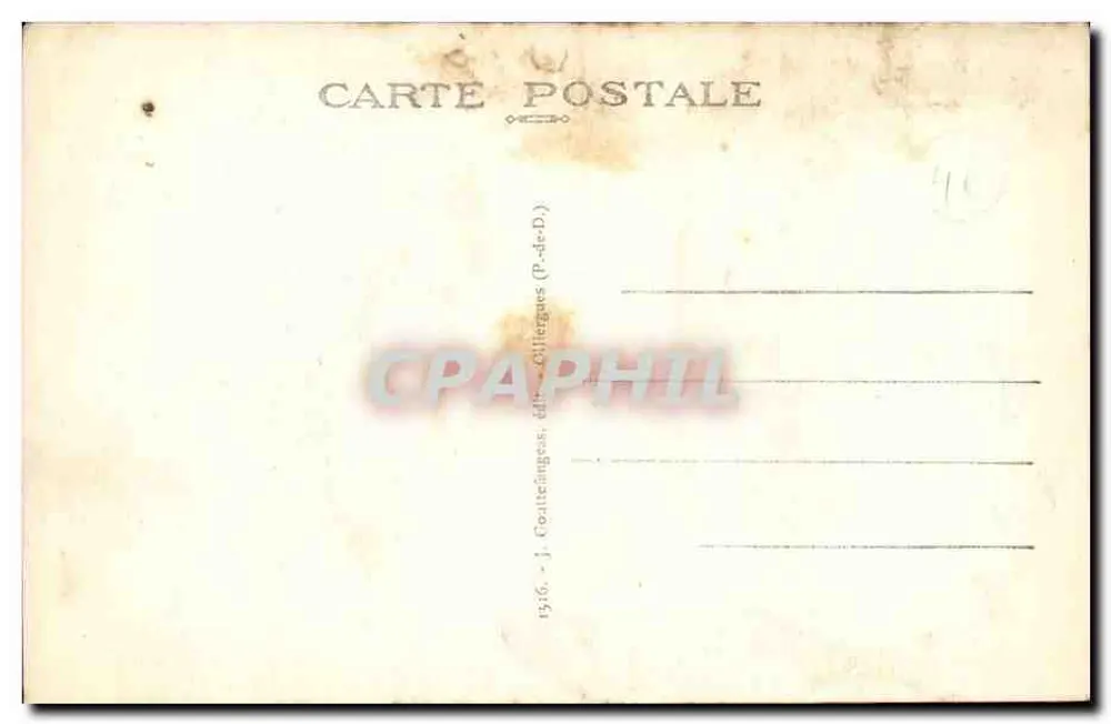 Le Mont-Dore — Visão geral — J. Couttemanges, editor - Verso
