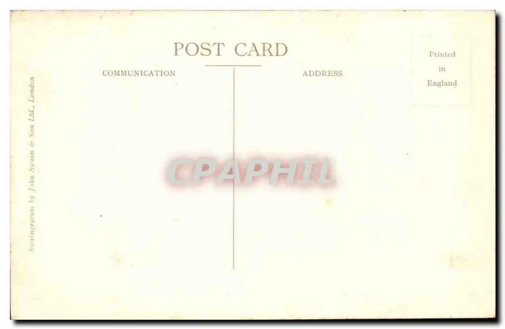 Hampton Court Palace — Westfront — H.M. Office of Wake, Serie A.1 - Rückseite