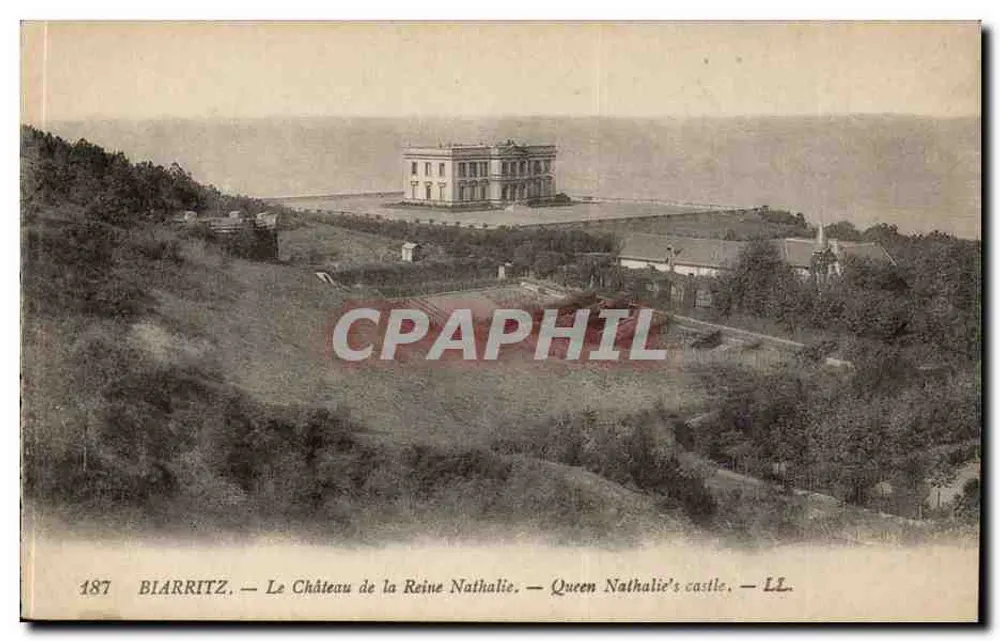 Biarritz — Schloss der Königin Nathalie — LL. — 187 - Vorderseite