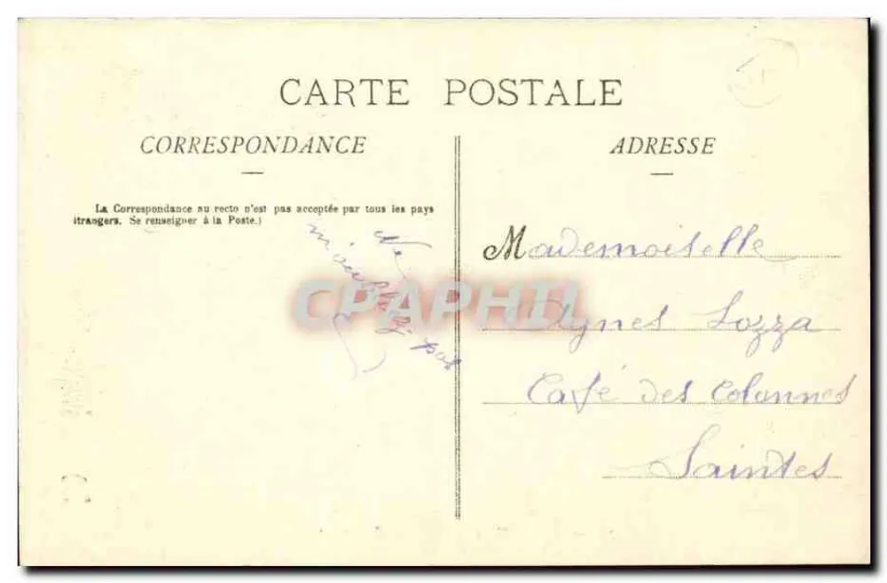 Pau — Ein Eckbereich des Parc Beaumont — Verlag nicht sichtbar, n° 72 - Rückseite